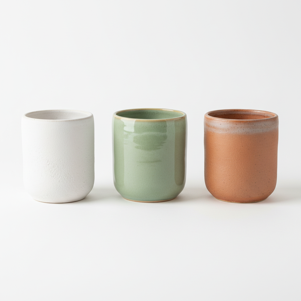 Farmhouse Ceramic Toothbrush Cup all three color options